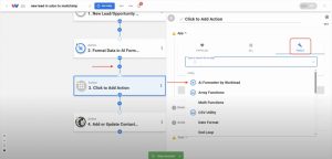 Adding another AI Formatter step in Workload to process the birthday data.
