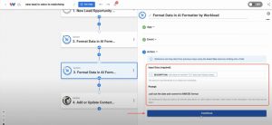 Prompt to pull the date from Odoo notes and convert it to MM/DD format.