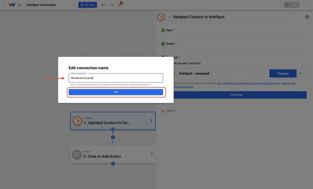 Enter a name for your connection so you can easily identify it later.